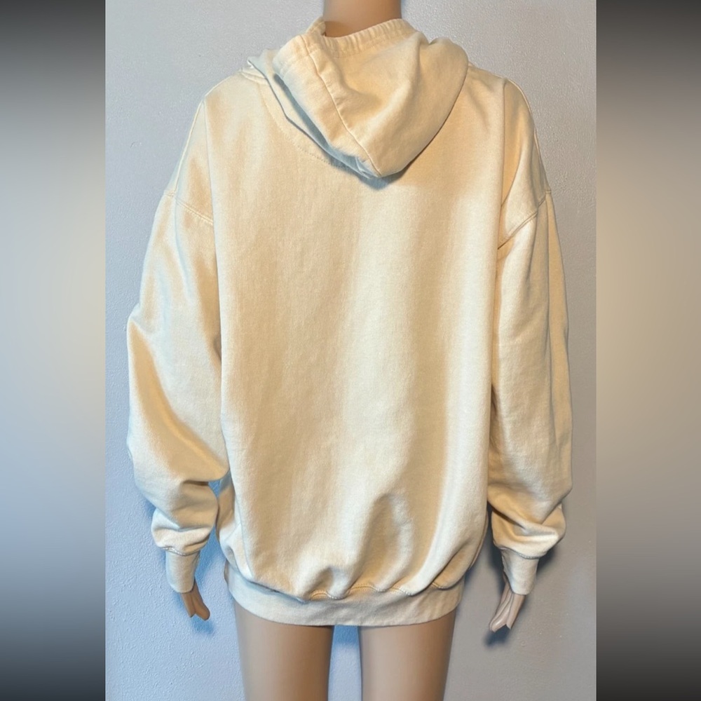 Zuni Women's Sweatshirt Size L Graphic Print Kangaroo Pocket Hooded Cotton Blend - Picture 2 of 6